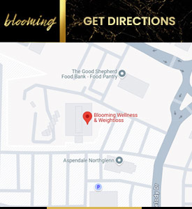 Locations for Blooming Wellness and Weightloss Clinic in Northglenn, CO Locations for Blooming Wellness and Weightloss Clinic in Northglenn, CO