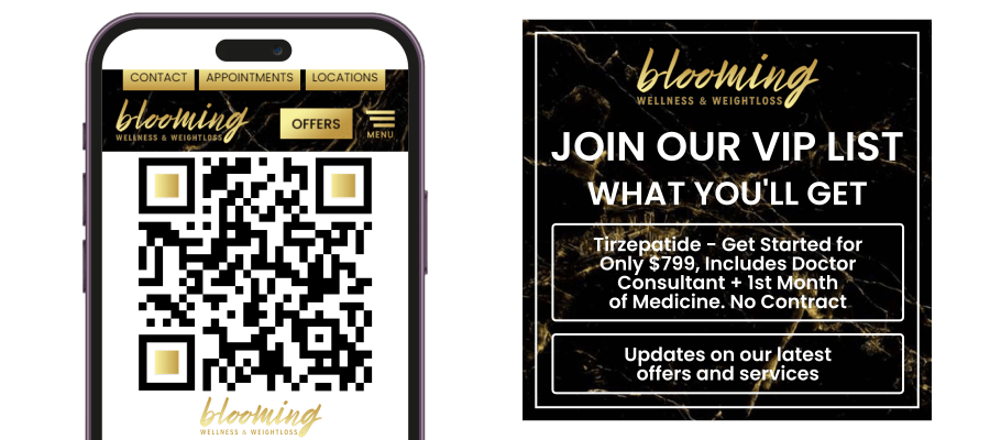 Join the VIP List of Blooming Wellness & Weightloss Clinic in Northglenn, CO Join the VIP List of Blooming Wellness & Weightloss Clinic in Northglenn and Monument, CO